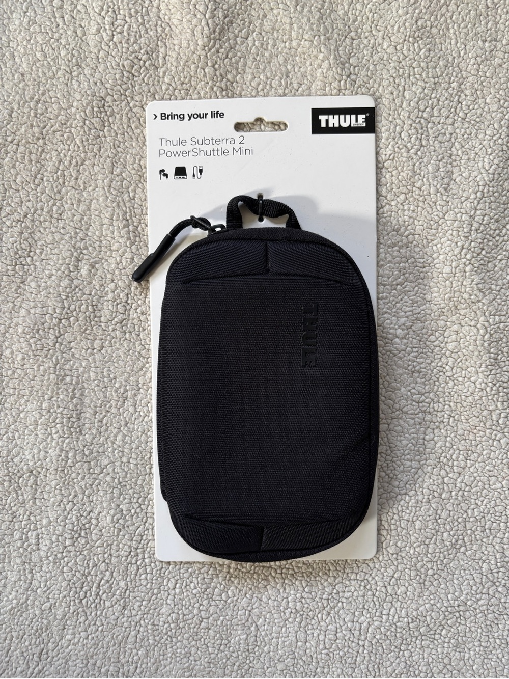 Thule Black Subterra PowerShuttle Mini Electronics Case